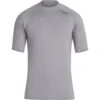 NRS Short-Sleeve Rashguard - Men's -River Sports Shop 10001 08 Titanium Lg Front 092421 1000x1000 8f9964a6 4307 42d2 bb48 e98b2a0dc708