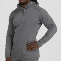 NRS Lightweight Hoodie - Men's -River Sports Shop 10120 06 Smoke Model FrontCrop 091123 1000x1000 1a0f4110 d847 44c7 8ec1 6519fe10f7a6
