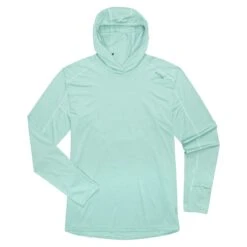 NRS Silkweight Hoodie - Men's -River Sports Shop 10139 06 MsSilkweightHoodie Aquifer laydown 011425 2000x2000 94bbd9b4 187f 4b0d abfb 8001470a6a6a