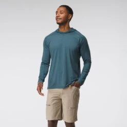 NRS Silkweight Hoodie - Men's -River Sports Shop 10139 06 MsSilkweightHoodie Stealth front Crop 011425 2000x2000 aa62d86c 85df 4b81 b026 cf340354fd47