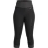 NRS Hydroskin 0.5mm Capri - Women's -River Sports Shop 15017 06 BlackGraphite na Front 080723 1000x1000 a0522684 df2d 49fd a952 aea22954441b