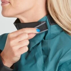 NRS Endurance Splash Jacket - Women's -River Sports Shop 20011 07 Mediterranea Model NeckClosure 070121 1000x1000 ddf964da 4f03 44d8 8f64 ca5d0a242fed