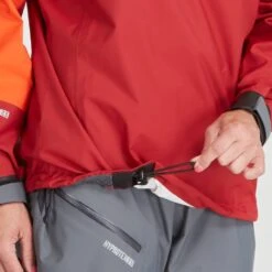 NRS Endurance Splash Jacket - Women's -River Sports Shop 20011 07 PoppyVino Model Drawstring 070121 1000x1000 d1061ea2 cd4d 4c46 915e 138035b32bc0