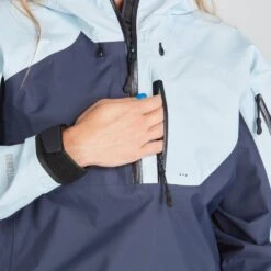 NRS High Tide Jacket - Women's -River Sports Shop 20037 02 CloudNavy Model ChestPocket 070121 1000x1000 5f72a796 4ffd 4ad1 93f0 e0822cc1f1ba