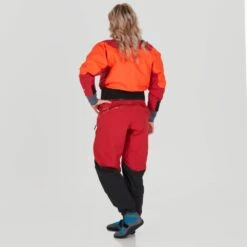 NRS Axiom GORE-TEX Pro Drysuit - Women's (2025) -River Sports Shop 22551 01 PoppyVino Model Back 092121 1000x1000 090a0549 6c83 44b5 b41a f1a73e23f5d6