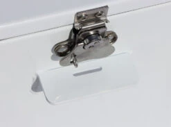 Powder-Coated Aluminum Drybox -River Sports Shop Rio Craft Dry Box 0000 Single Lid Latch