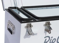Powder-Coated Aluminum Drybox -River Sports Shop Rio Craft Dry Box 0006 Dual Lid Tray