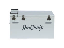 Powder-Coated Aluminum Drybox -River Sports Shop Rio Craft Dry Box 0009 Dual Lid Closed