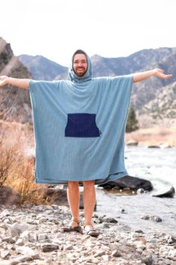Fleece Poncho Changing Robe
