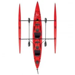 Hobie Adventure Island Tandem -River Sports Shop TandemIsland studio red topview 2020 copy