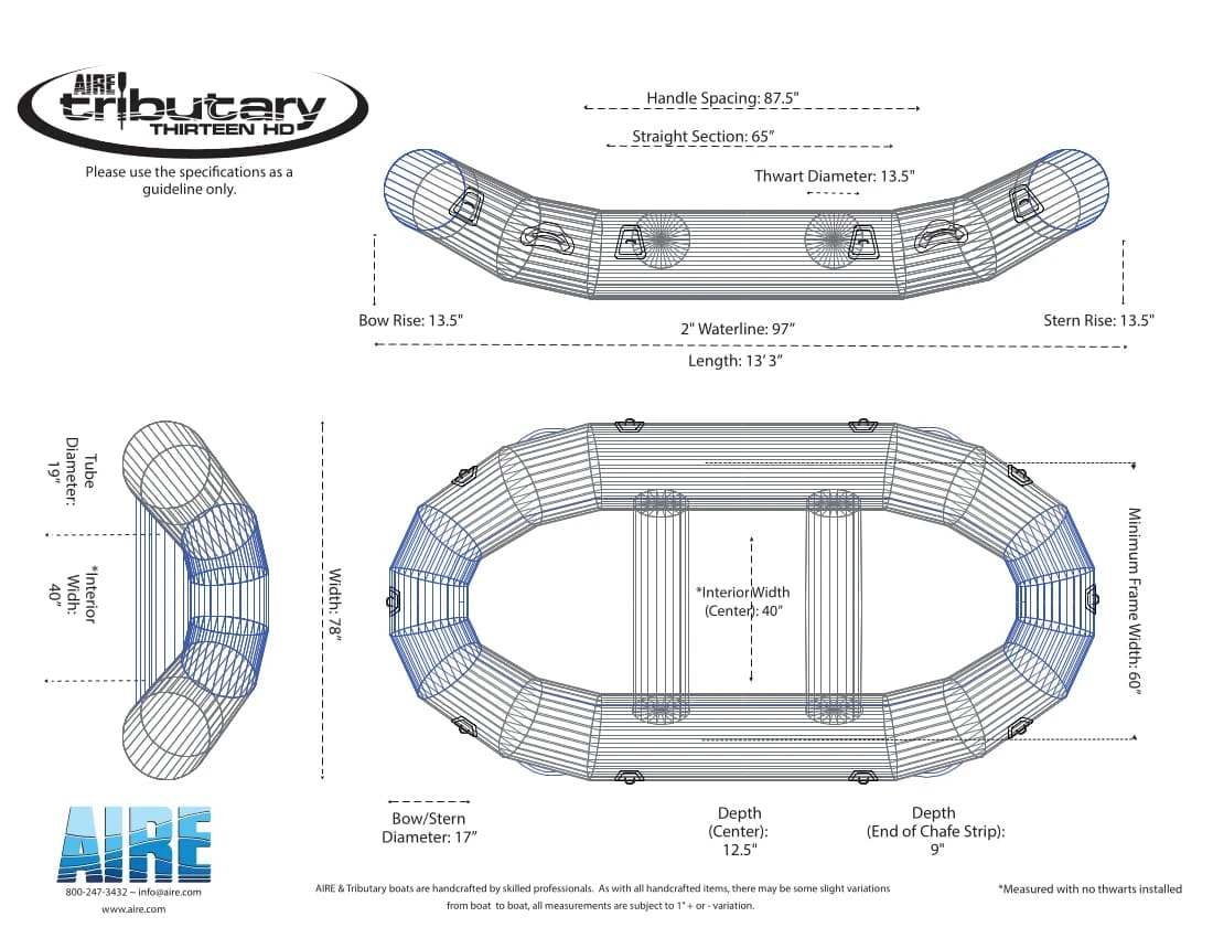 Tributary HD 13 Self Bailing Raft 3 Tributary HD 13 Self Bailing Raft - Image 3