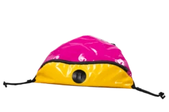 Hybrid Bow Bag -River Sports Shop bow bag magenta yellow 210d nylon